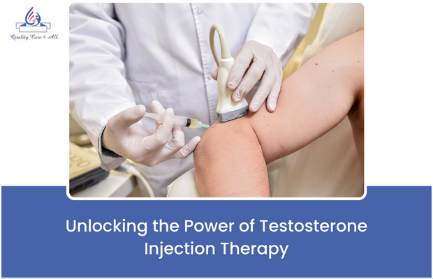 Testosterone injection therapy vial