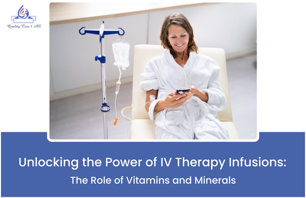 IV therapy infusions and their impact on vitamin and mineral intake.
