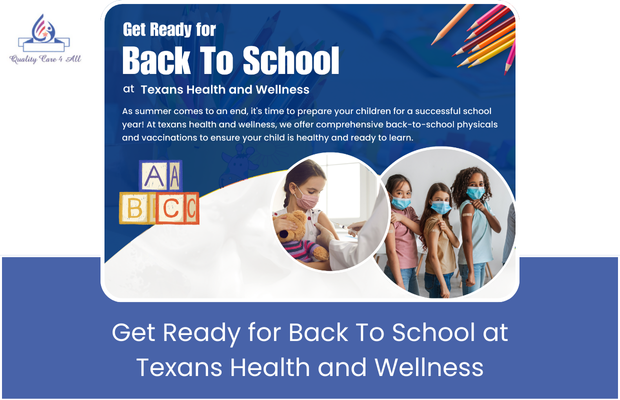 Get Ready for Back To School at Texans Health and Wellness