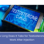 A man receiving a testosterone injection to boost energy, muscle growth, and overall well-being.