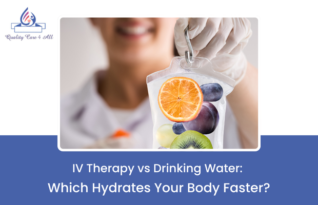 IV Therapy vs Drinking Water
