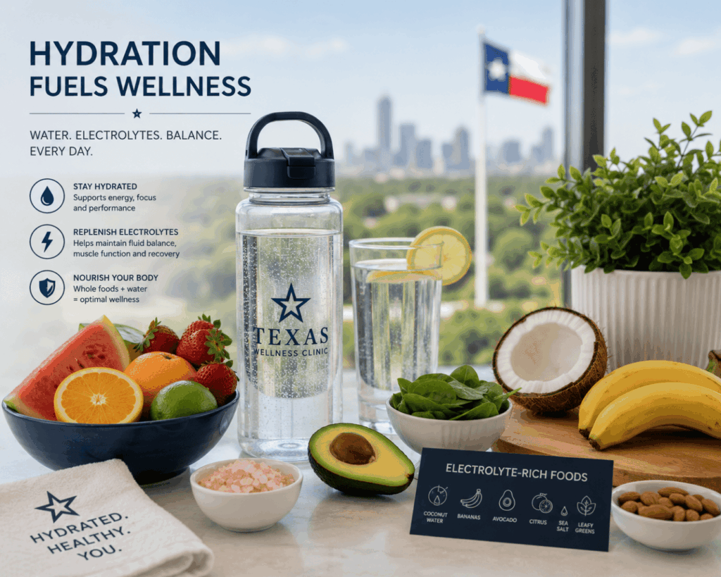 Electrolyte-rich hydration foods supporting wellness and energy recovery