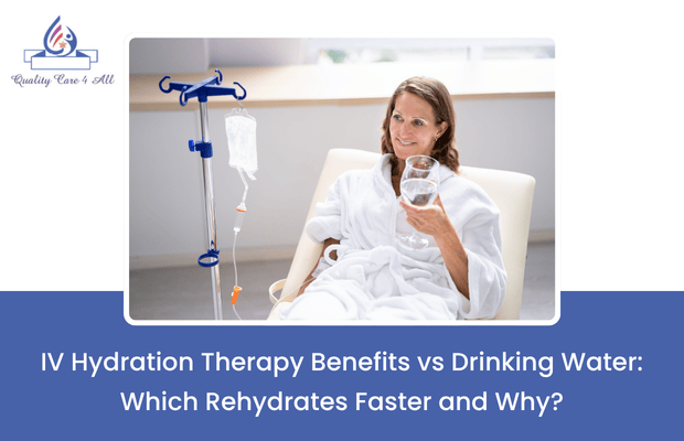 IV Hydration Therapy Benefits vs Drinking Water