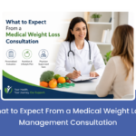 Doctor discussing personalized weight loss management consultation with patient in Texas