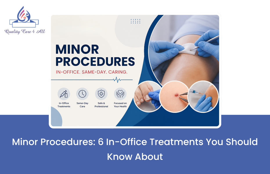 Minor Procedures for common in-office medical treatments in Garland