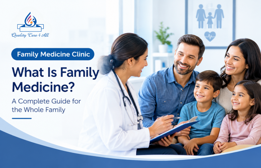 Family medicine clinic providing primary care for the whole family