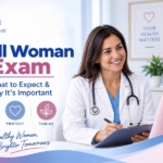Woman discussing Well Woman Exam with healthcare professional