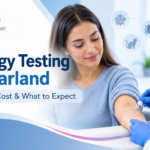 Patient discussing allergy testing in Garland with a healthcare provider