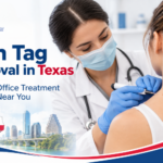Skin Tag Removal in Texas during professional in-office evaluation